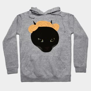 Orange Scrunchie Cat Hoodie